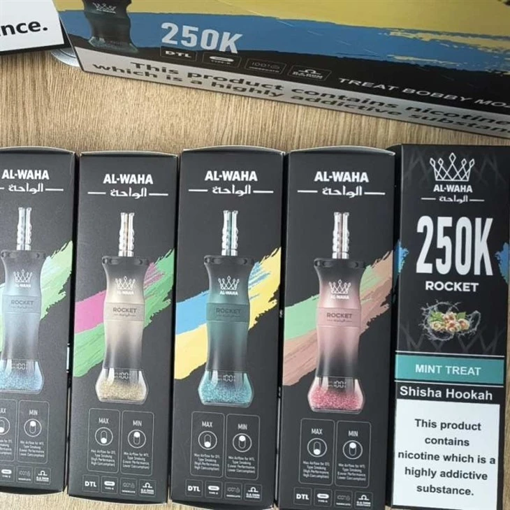 Al Waha Shisha 250K Puffs suppliers