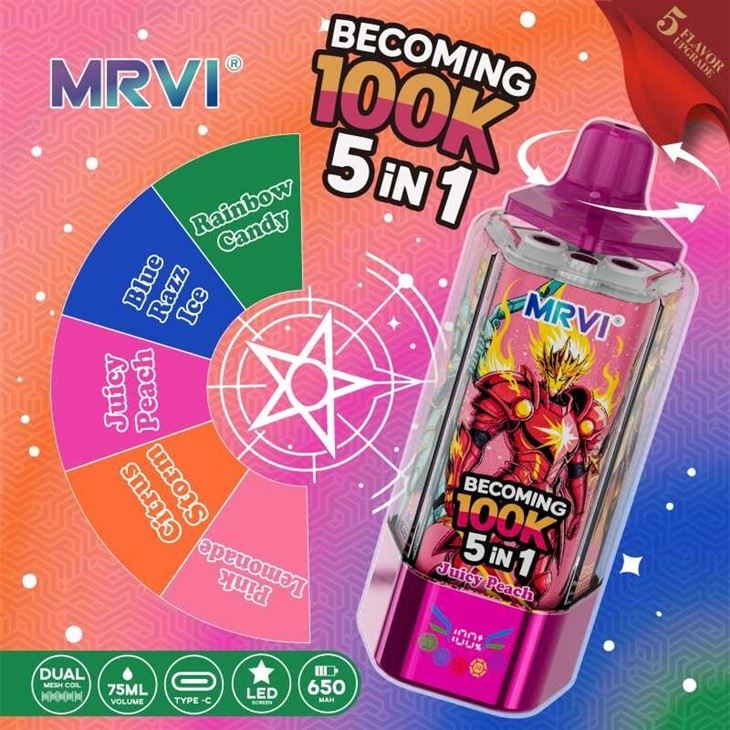 MRVI BECOMING 100K PUFFS factory MRVI BECOMING 100K PUFFS factory