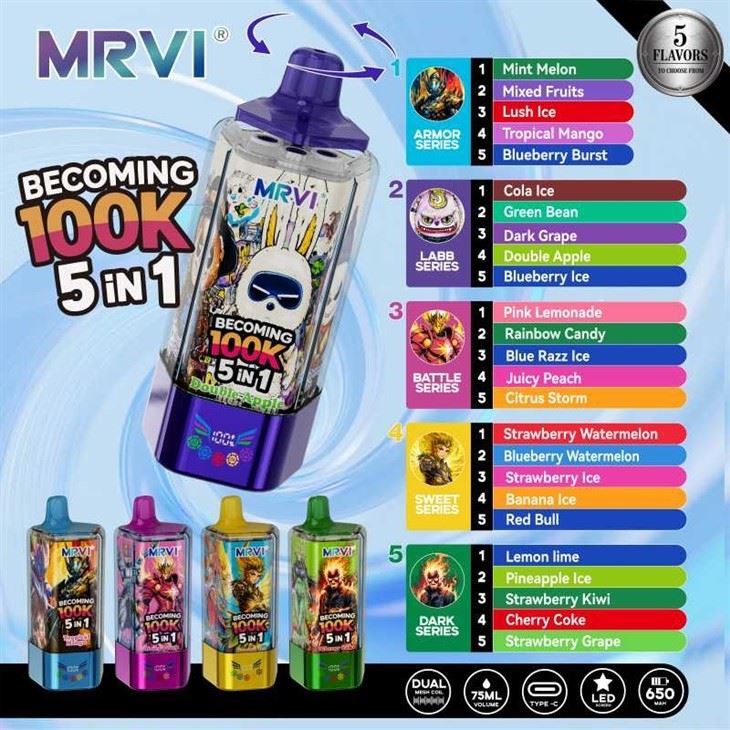MRVI BECOMING 100K PUFFS best MRVI BECOMING 100K PUFFS best