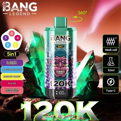 BANG LEGEND 120K, En Büyük Keyfi Yaşatmanıza İzin Verin