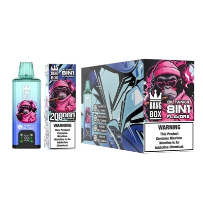BANG BOX 200K Tek Kullanımlık Vape – Yüksek Kapasiteli, Şarj Edilebilir ve Uz...