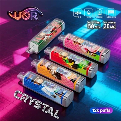 UOR CRYSTAL 12K: Tek Kullanımlık Elektronik Sigarada Profesyonel Bir Deneyim