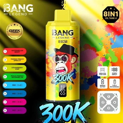 Bang Legend 300K: Yeni Bir Elektronik-Sigara Çağı İçin Bir Karşılaştırma Ölçütü