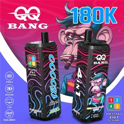 QQ BANG 180K – Çoklu- Aromalı Tek Kullanımlık Elektronik Sigaralarda Yeni Tre...