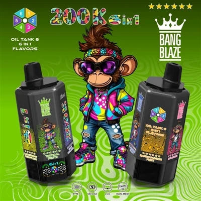 BANG BLAZE 200000 6in1: Altı Lezzet Bir Arada, Onlarla Gerçekten Uzun Süre Oy...