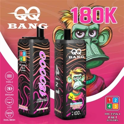 QQ BANG 4in1 180K: Dört Tat İçin Tek Çubuk, Her Gününüzü Eğlenceli Hale Getir...