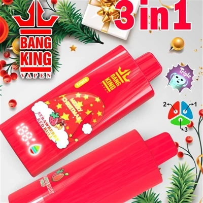 BANG KING Triple 100K: Üçlü-Paket Aroması, 100K Isırıklar İçin Uzun-Kalıcı Bi...