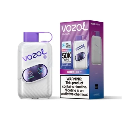 VOZOL STAR CLICK 50000: Tek Kullanımlık Elektronik-sigaralar İçin Yeni Bir Kr...