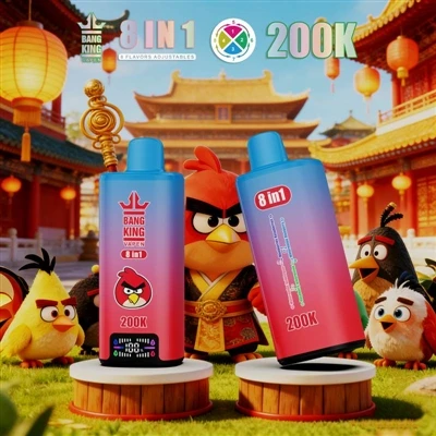 BANG KING VAPEN 200K 8IN1: Çoklu Tatlar ve Modaya Uygun Tasarımla Üstün E-sig...