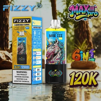 Fizzy MAXIII Pro 120K Puffs: Altı Aroma Tek Cihazda Paketlendiğinde, E-sigara...