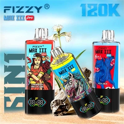 Fizzy MAXIII Pro 120000 Puffs: Cihazlarını Yükseltmek İstemeyen Herkes Temeld...