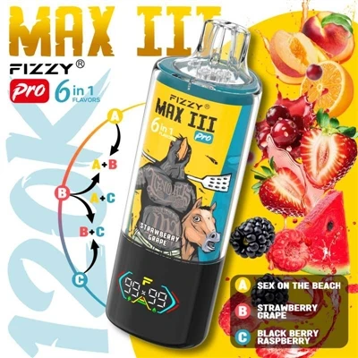 Fizzy MAXIII Pro 120K Puffs Vape: Tembel İnsanların İhtiyaçlarını Gerçekten A...