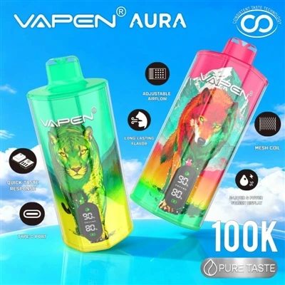 VAPEN AURA 100K: Tek Kullanımlık Elektronik-sigaralar 'Üst-Dayanıklı' Çağına ...