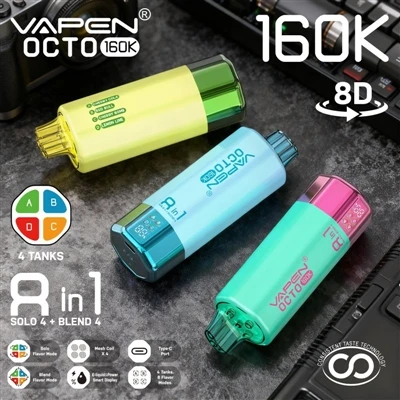 VAPEN OCTO 160K: 'Çoklu-Lezzet' Deneyimini Gerçekten Mükemmelleştiren Tek Kul...