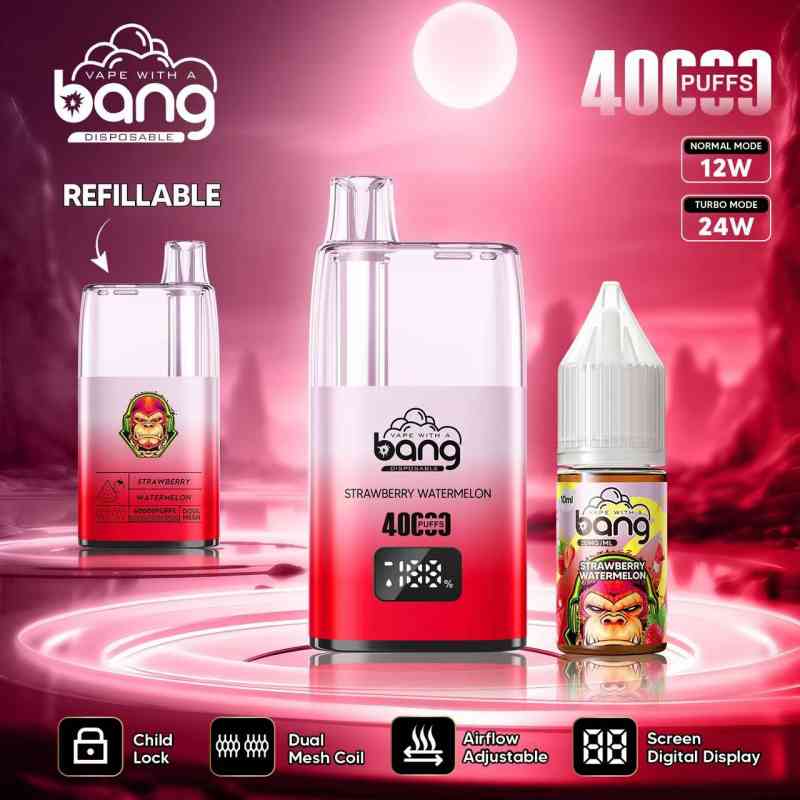 BANG 40000 REFILLABLE 12 BANG 40000 REFILLABLE 12