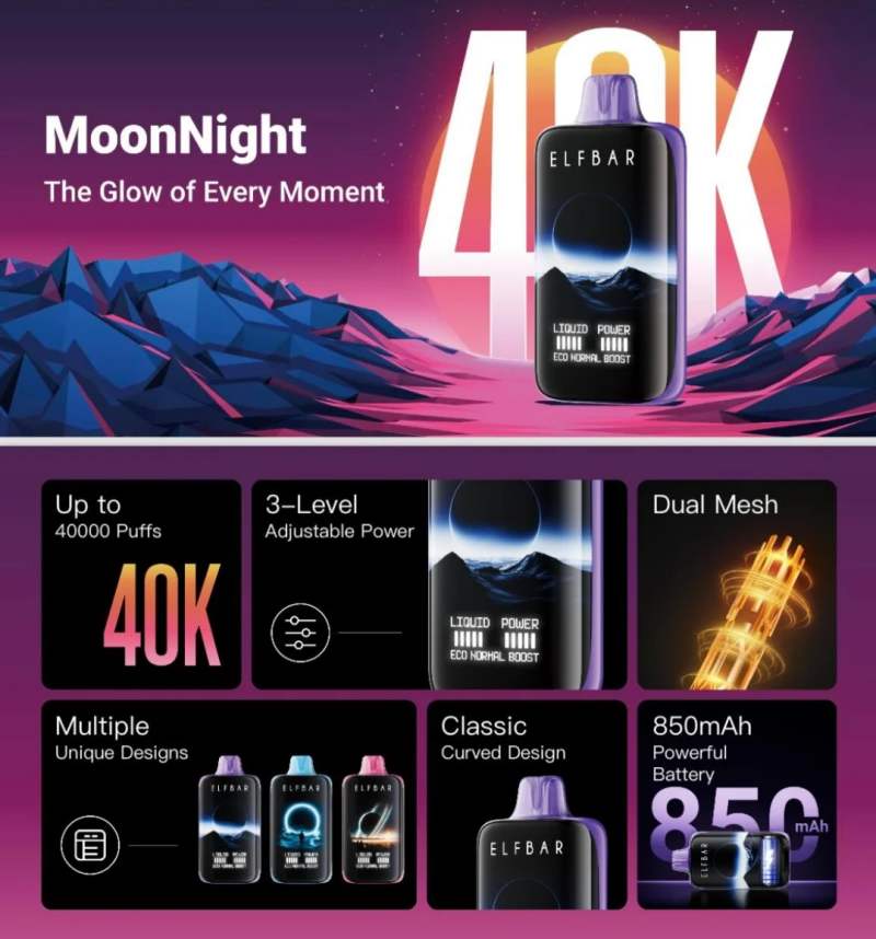 ELFBAR MOONNIGHT 40000 1