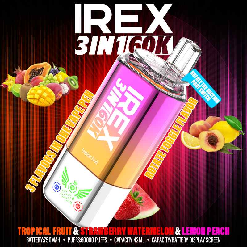 Tropical fruit Strawberry watermelon Lemon peach - IREX 3in1 60000