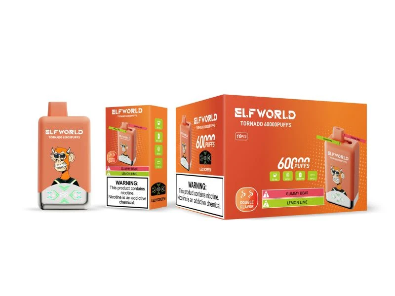 E40-Gummy-BearLemon-LimeELFWORLD TORNADO 60000 E40-Gummy-BearLemon-LimeELFWORLD TORNADO 60000