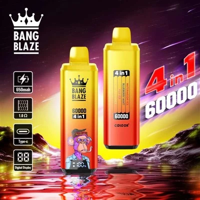 Bang Blaze 60000 puflar 4'ü 1 lezzet vape