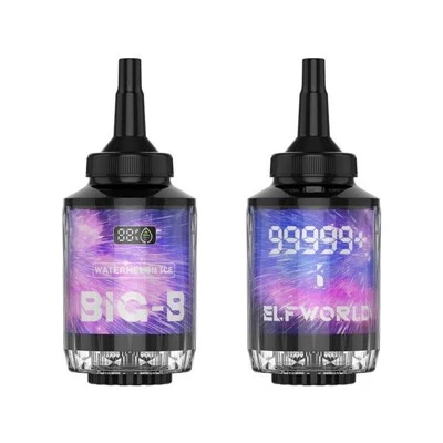 Elfworld çift ağızlı dev nargile shisha 99999+