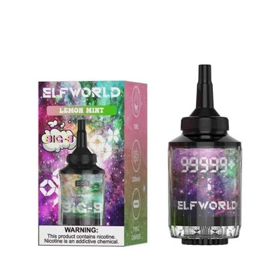 Elfworld çift ağızlı dev nargile shisha 99999+ puflar