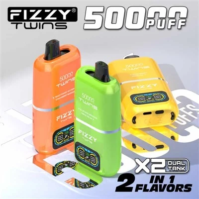 Fizzy Twins 50000 Puffs Çift Tatlar