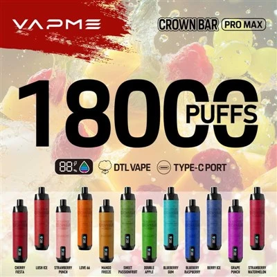 VAPME CROWN BAR 18000 PRO MAX Tek Kullanımlık Vape