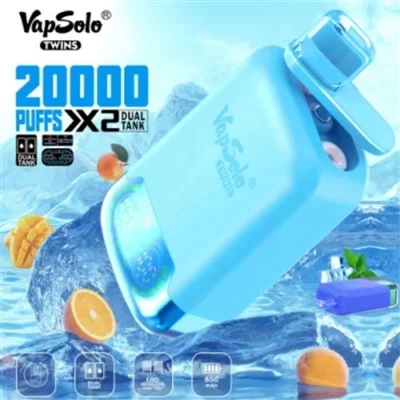 Vapsolo Twins 20000 Puffs Çift Tatlar
