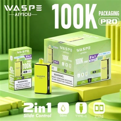 Waspe Çift Aromalı 100000 Pro
