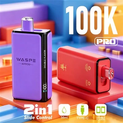 Waspe Çift Aromalı 100K Pro