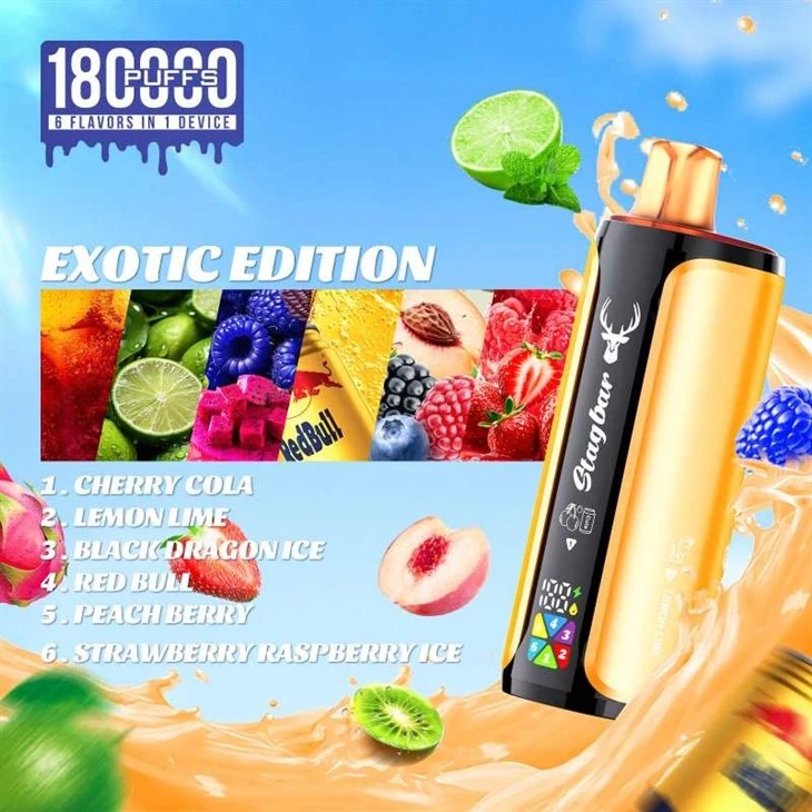 Stag Bar 6in1 180K Puffs price Stag Bar 6in1 180K Puffs price