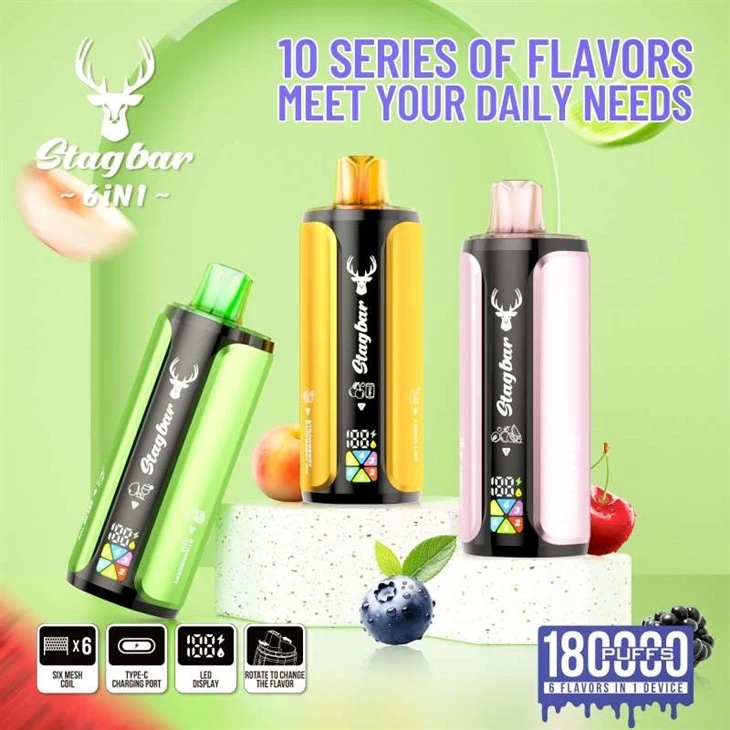 StagBar 6in1 180K Puff best StagBar 6in1 180K Puff best