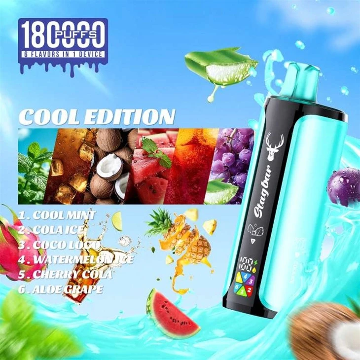 StagBar 6in1 180K Puffs best