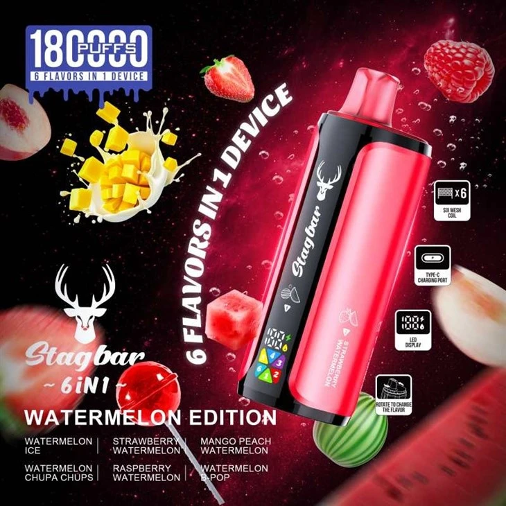 StagBar 6in1 180K Puffs price