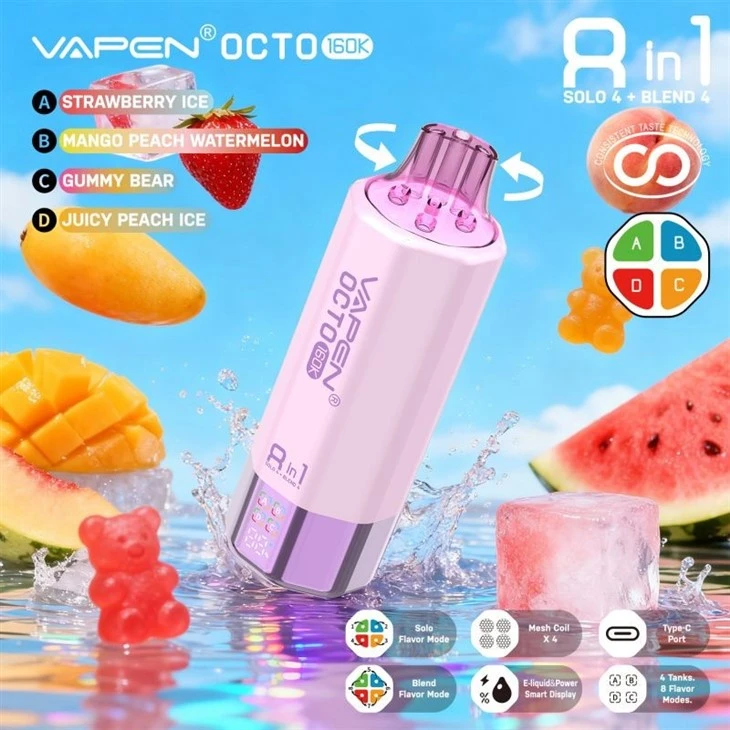 Vapen Octo 160K Puffs 8in1 suppliers Vapen Octo 160K Puffs 8in1 suppliers